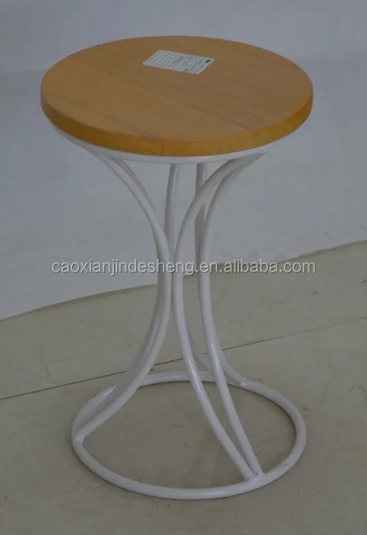 Cheap Indoor Wrought Iron Dining Chairs With Leather Iron Round Pipe With Leather Dining Chairs