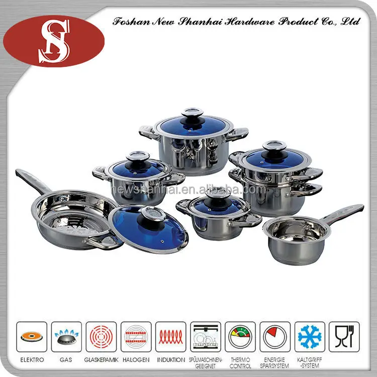 12pcs Modern Kitchen Designs Hotel Cookware - Buy Hotel Cookware ...