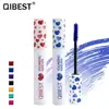 OEM Qibest 7 Colors Mascara Red Blue Yellow Purple Cream Thick Curling Lengthening Eyelash Extension Waterproof 4D Mascara