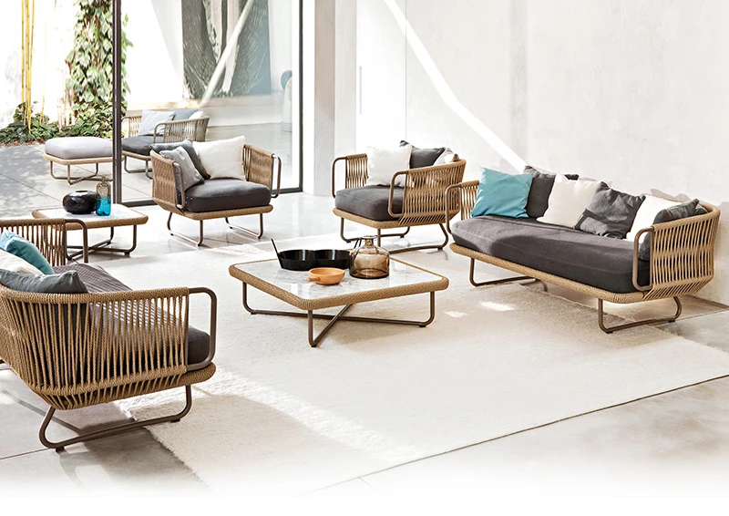 Hot Sale Rattan Garden Outdoor Furniture Modern outdoor Sofa set