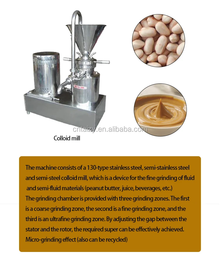 Fully Automatic Peanut Butter Production Line Manufacturer Industrial