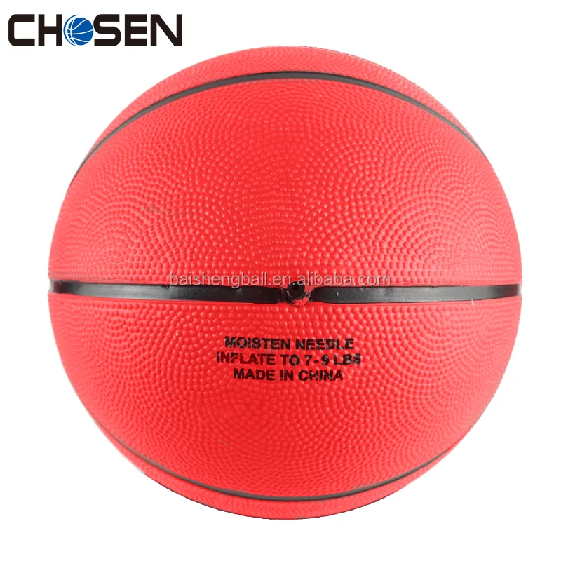 Factory Made Bright Red Rubber Basketball For Kids Promotion Gift Buy