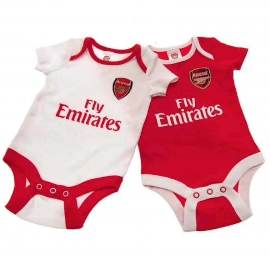 arsenal baby onesie