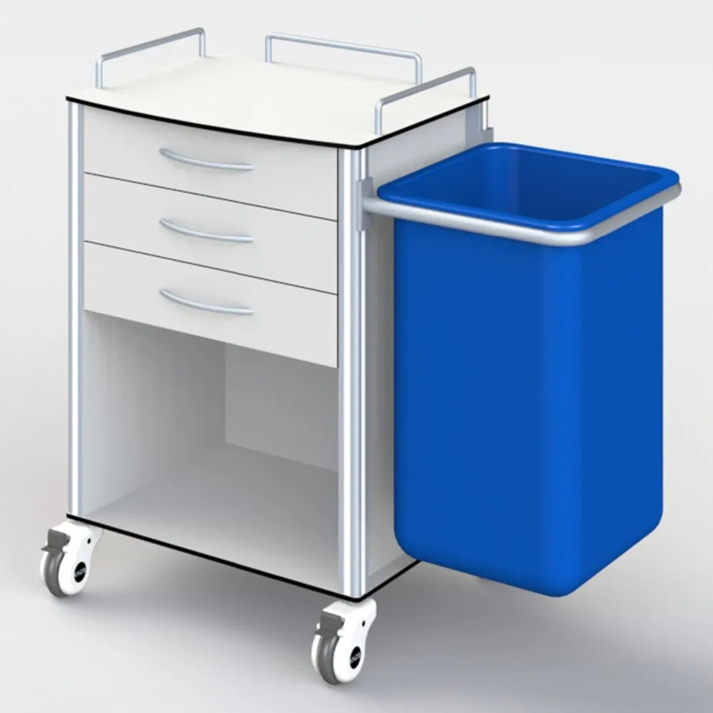 高品质医院医疗敷料手推车医疗废物手推车出售