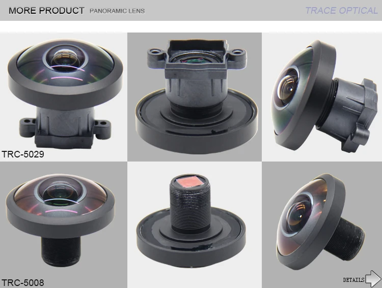 IMX179 7G structure board 1080p 360 degree wide angle M12 fisheye vr lens