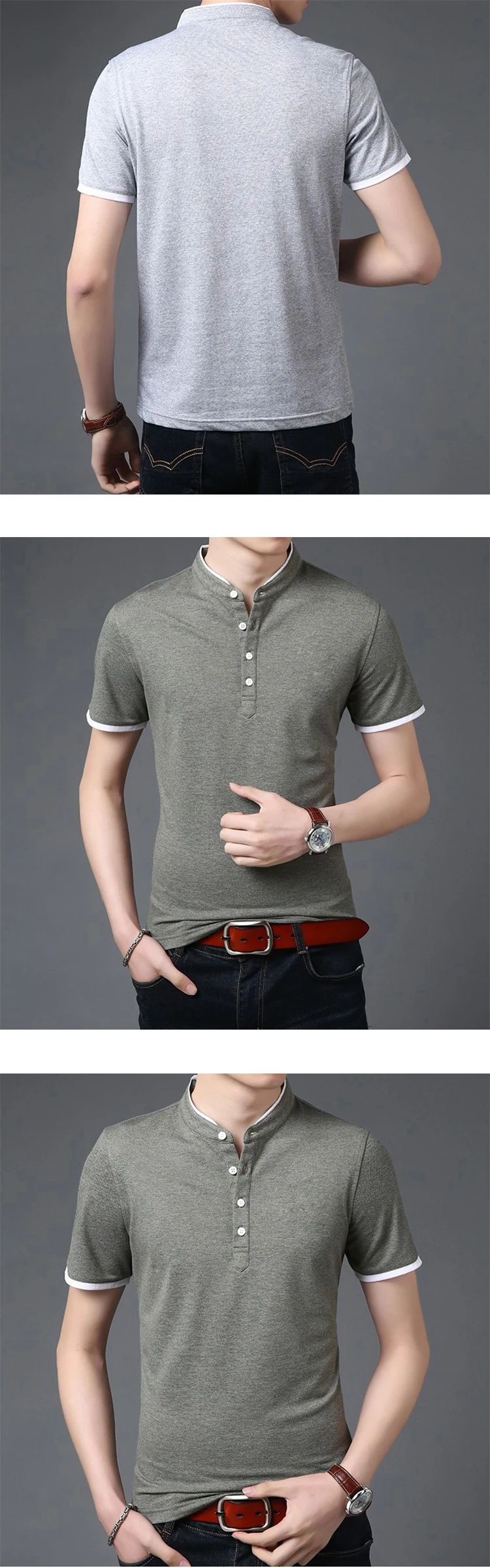 men's polo shirts with stiff collar uk