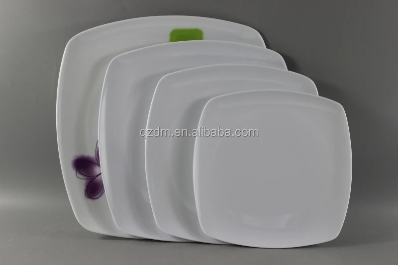 Melamine camping Dinner plate , Plastic dishes