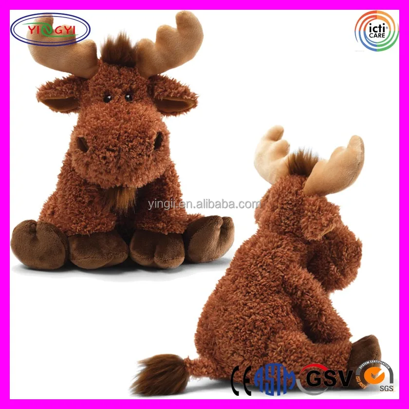 stuffed moose for baby