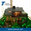 Villa garden with interior design scale model to European market