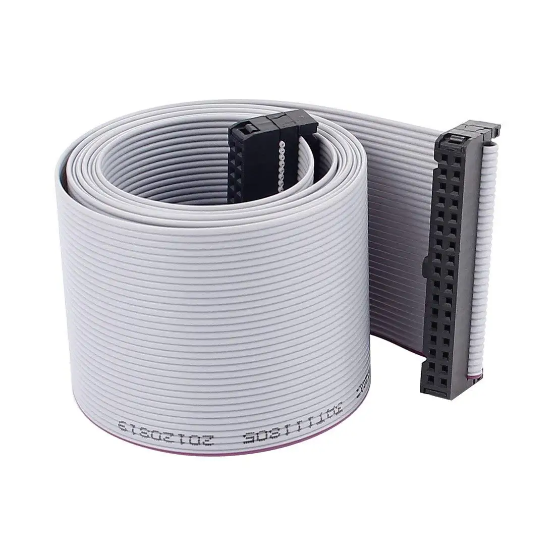 uxcell 2.54mm 34Pin F/F IDC Connector Hard Driver Flat Ribbon Cable 118cm