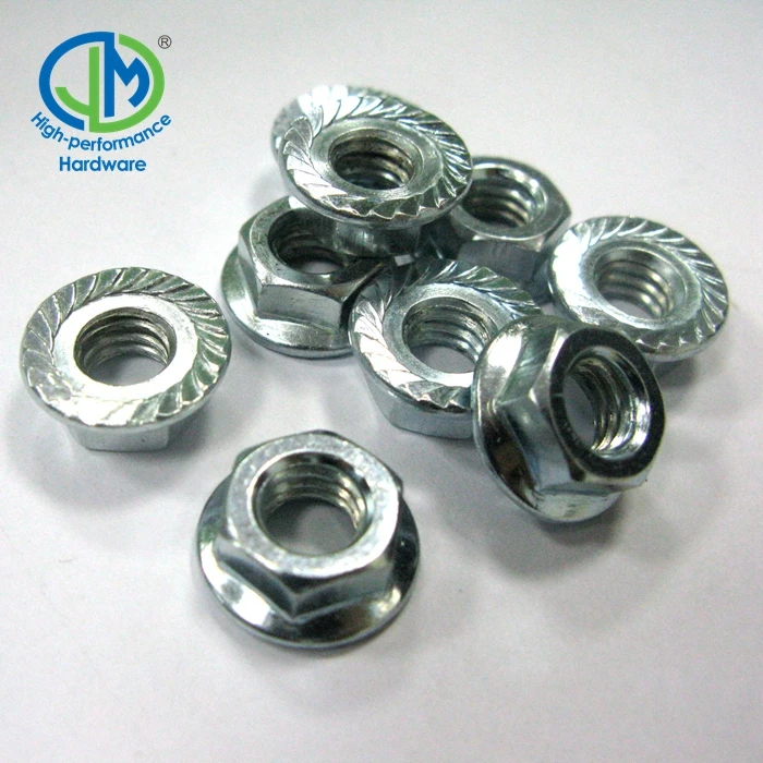 Din 6923 M3m20 Zinc Plated Hexagon Flange Nut With Serrated Buy