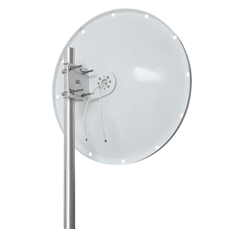 Wide Band 4.8-6.5ghz 28dbi Mimo Outdoor Wifi Dish Antenna For Mimosa ...