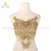 High quality bodice rhinestone applique patch for weeding dress DRA-061