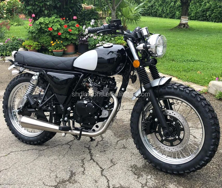 Off Road 250cc Vintage Scrambler Motorcycle Eu4 Compliant 250ml Nostalgic Tracker Bike Euro4 250cm3 Brat Retro Motorbike Eec View Scrambler Motorcycle 250cc Diamond Product Details From Shanghai Diamond Garment Accessories Co Ltd On Alibaba Com