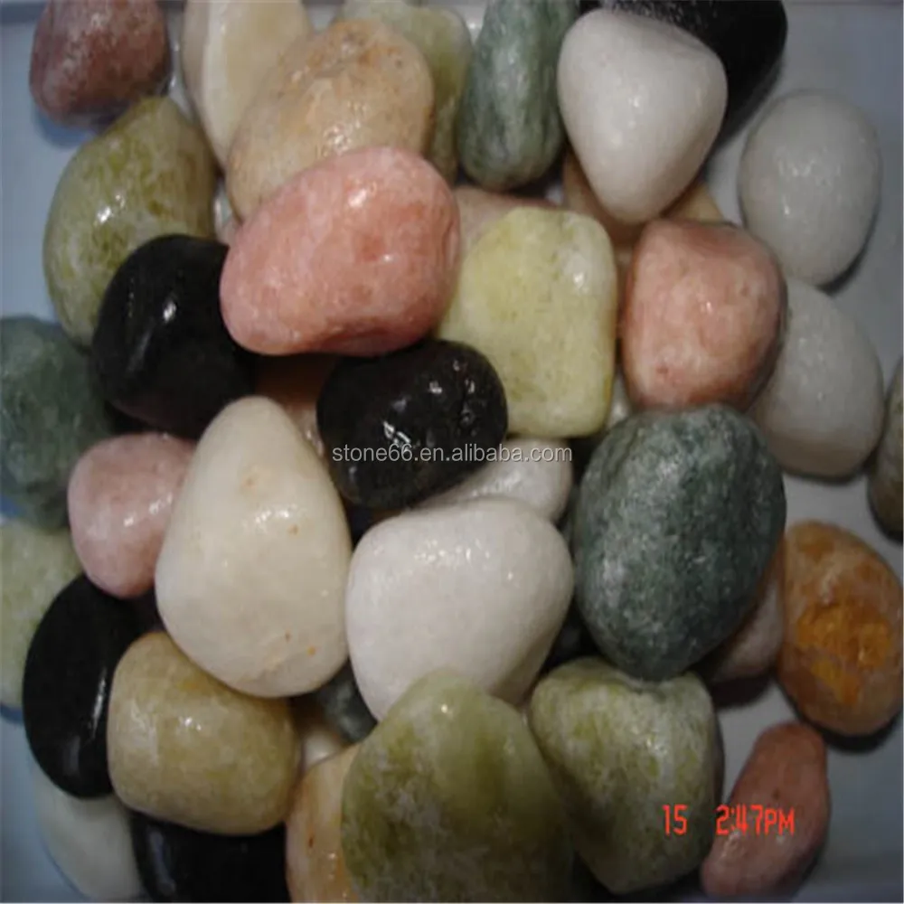 natural polished rain flower pebbles pebble and stone importers