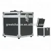 Black Aluminium Record Carrying Flight Case Box for up to 50 7 inch singles