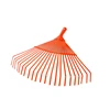 45# steel 22 tine garden farmer grass rake head with plastic treated