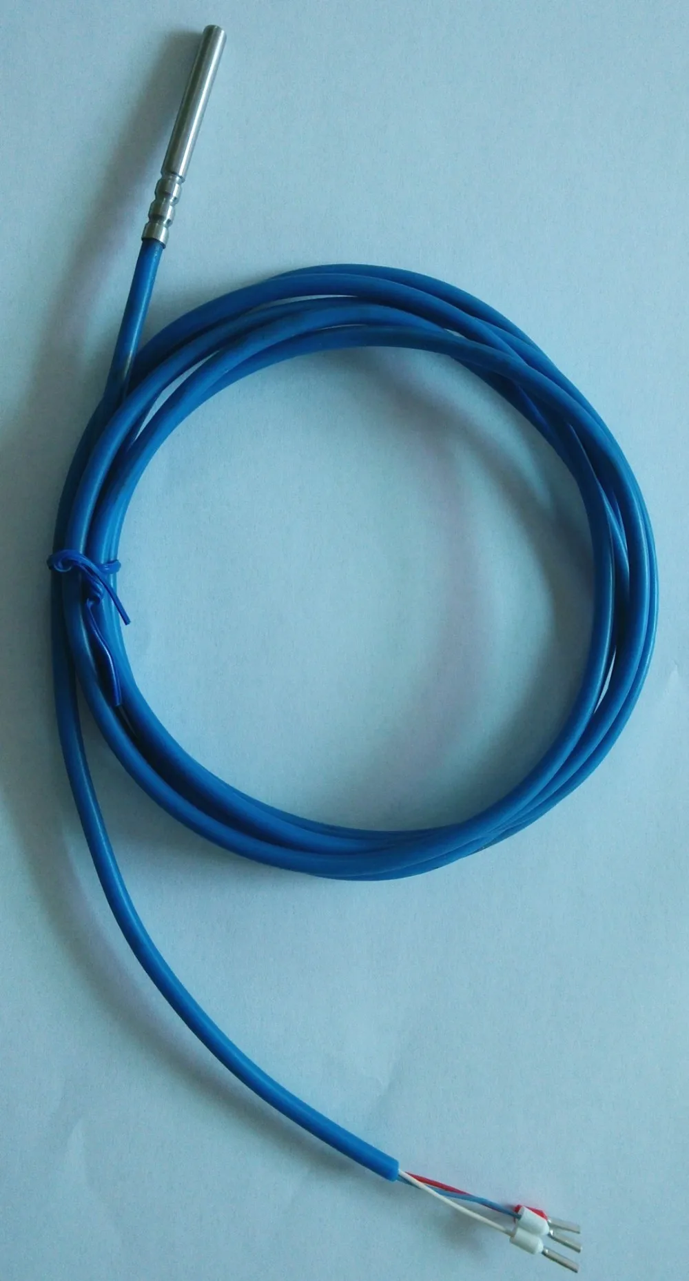 Waterproof Stainless Steel Rtd Probe Pt100 Silicone Ntc Thermistor