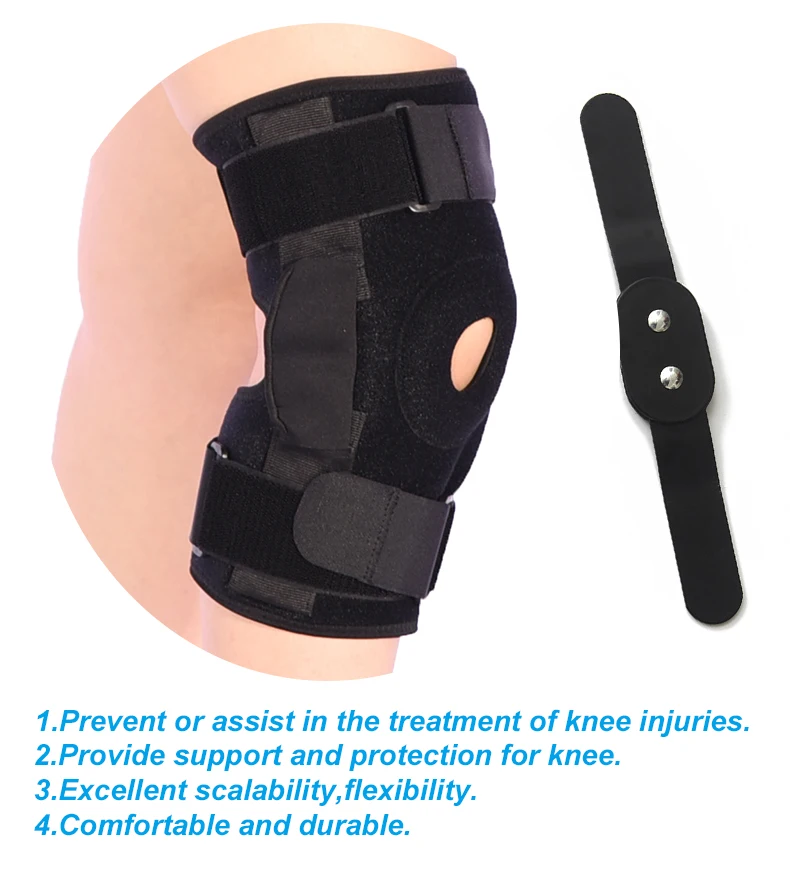 Neoprene Hinged Knee Support For Running Knee Protector For Sports And