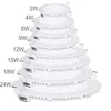 9watt warm white 850lm LED Ultra thin panel light 6 inch LED panel light round style