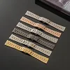 Five beads exquisite watch band strap 14/16/18/20/22mm stainless steel watch strap