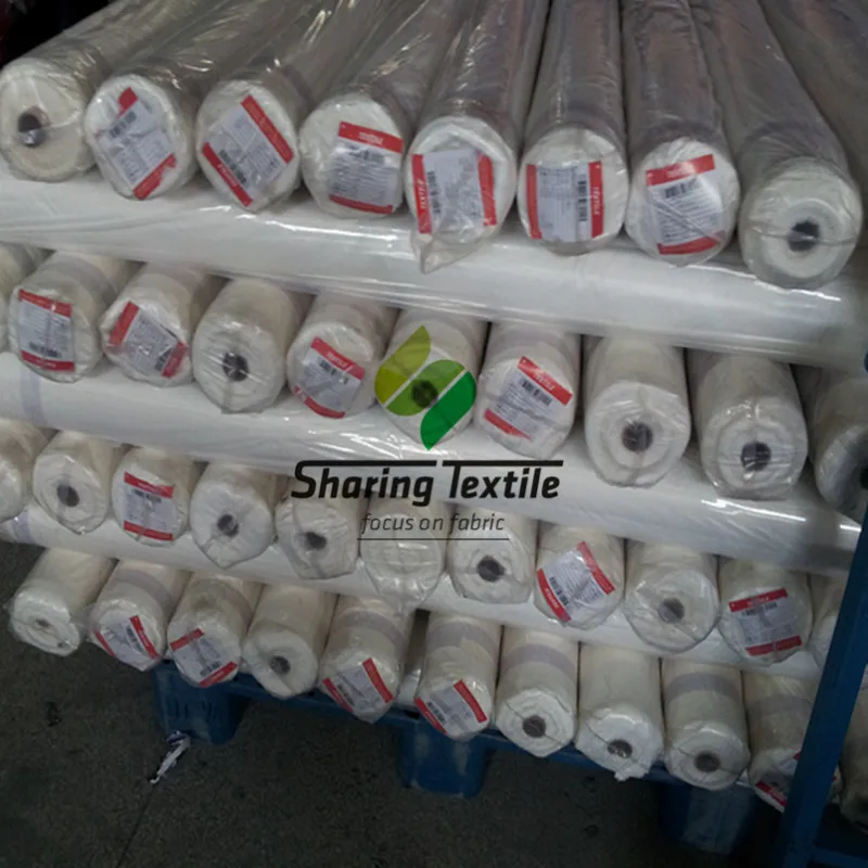 Custom Stripe Polyester Suit Lining Two Tones Colors Bulk Ready Stock