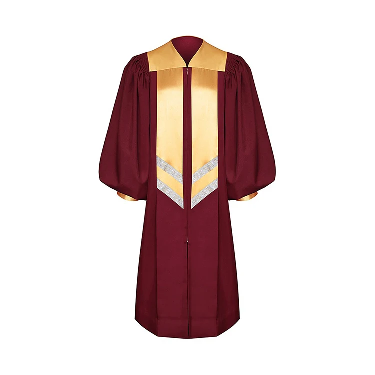 long rose madder 牧师长袍