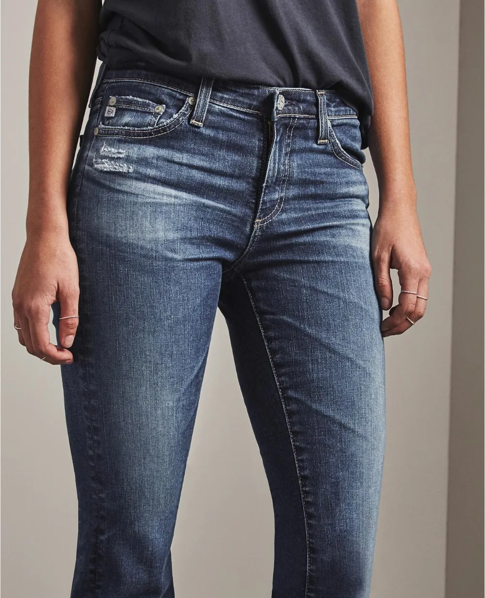 stretch cotton mid rise flare fit fashion ladies women denim