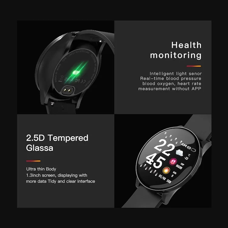 Smart IP67 waterproof smart wristband W8 sports fitness tracker watch smart heart rate monitor bracelet