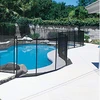 High quality custom Easily Assembled black mesh pvc pool fence with gate safety pool fence