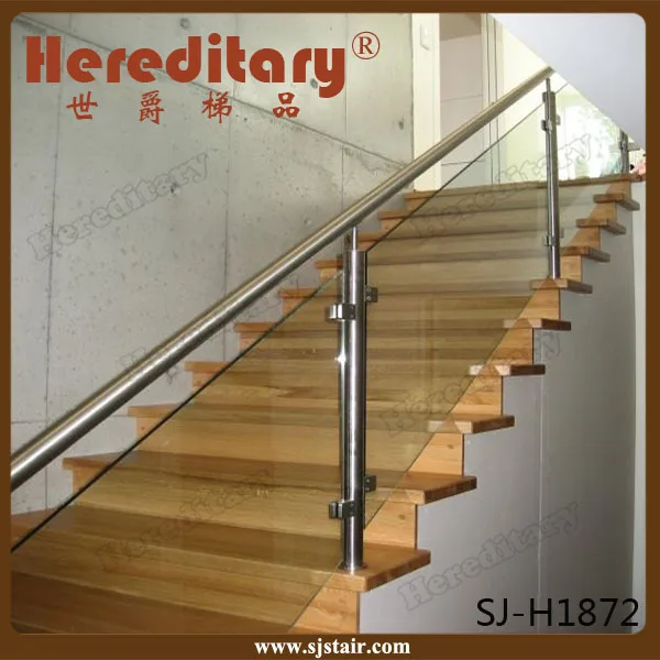 Stair Railing Glass Balusters Staircase Column Stainless Steel Handrail
