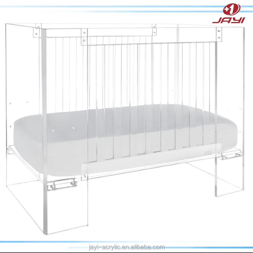 clear acrylic baby cot