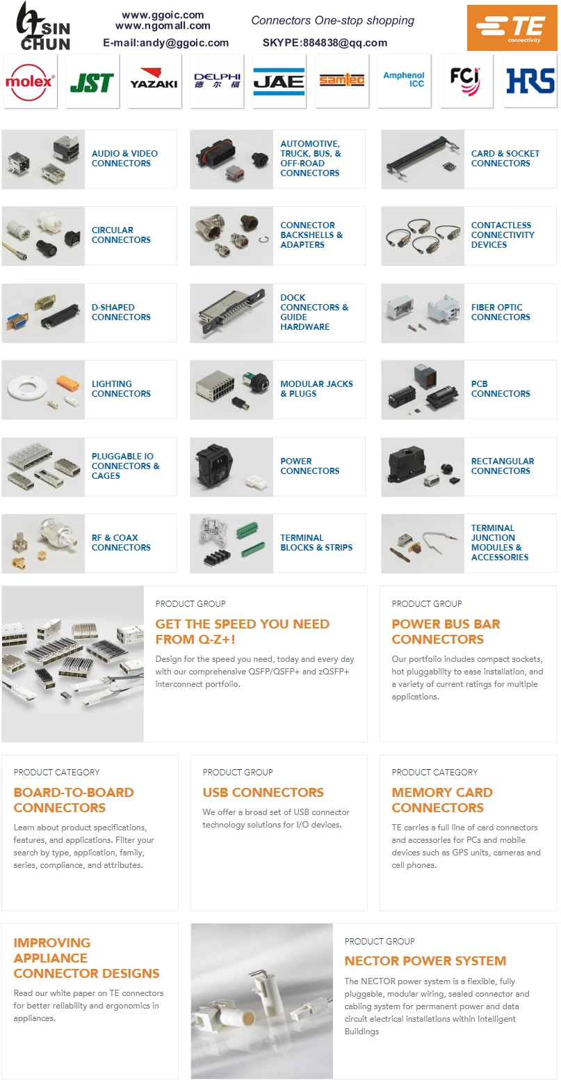 Te Connectors Connectors 1928403736 Products From Shenzhen Sinchun