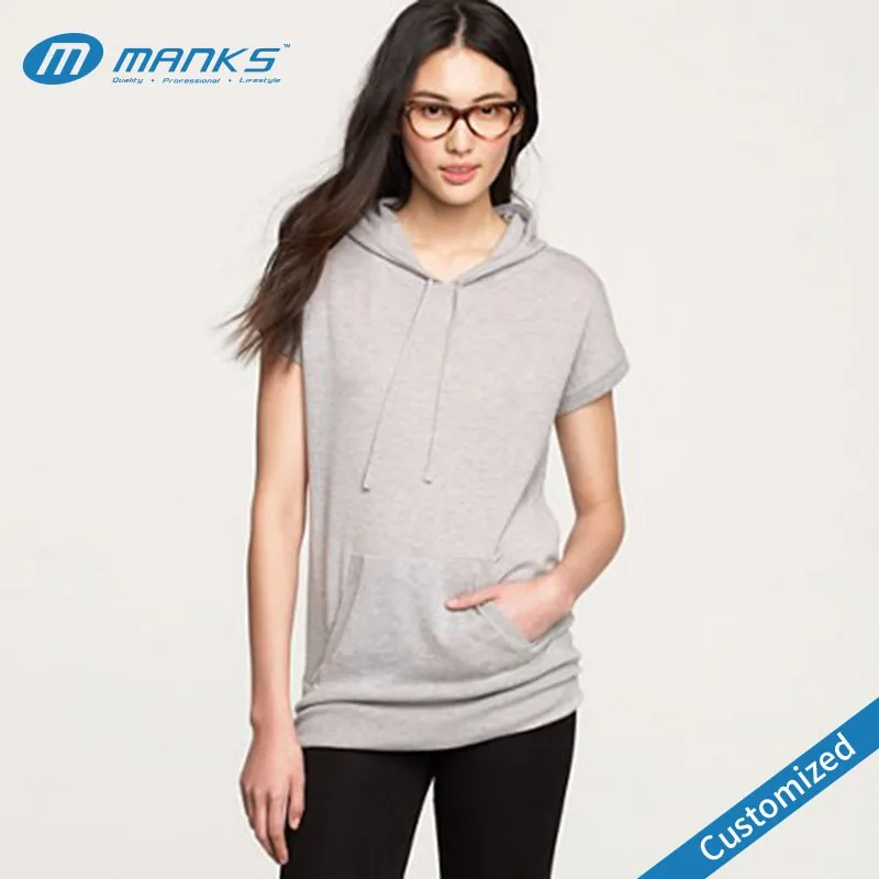 short sleeve hoodie girl