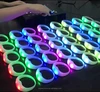 NEW FUNCTION DMX Big Party Decorations Silicon Light Up Wristband Programmable Remote Controlled Led Bracelet