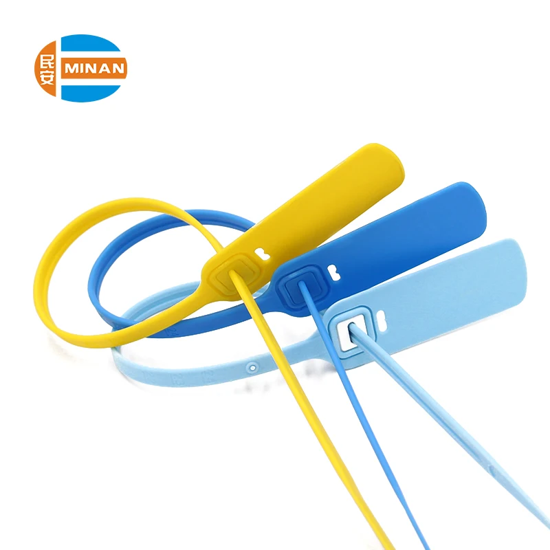 MA - PS 6018 wholesale adjustable indicative disposable Plastic Seal with logo