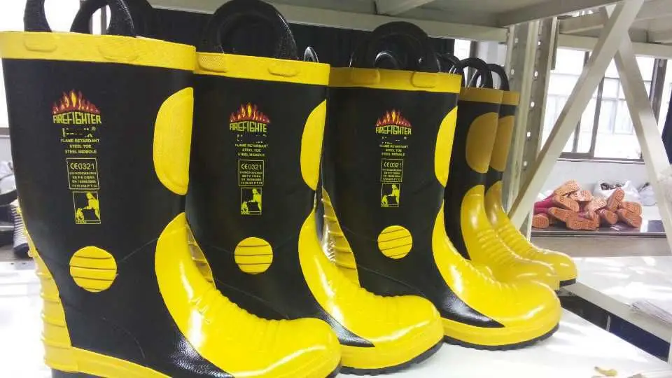 Steel Toe Steel Insole Fireproofing Firefighters Rubber Boots Buy