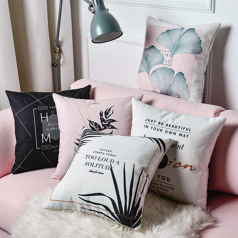 Hot Selling Pillow Case Print High Quality Pillow Cover Decorative