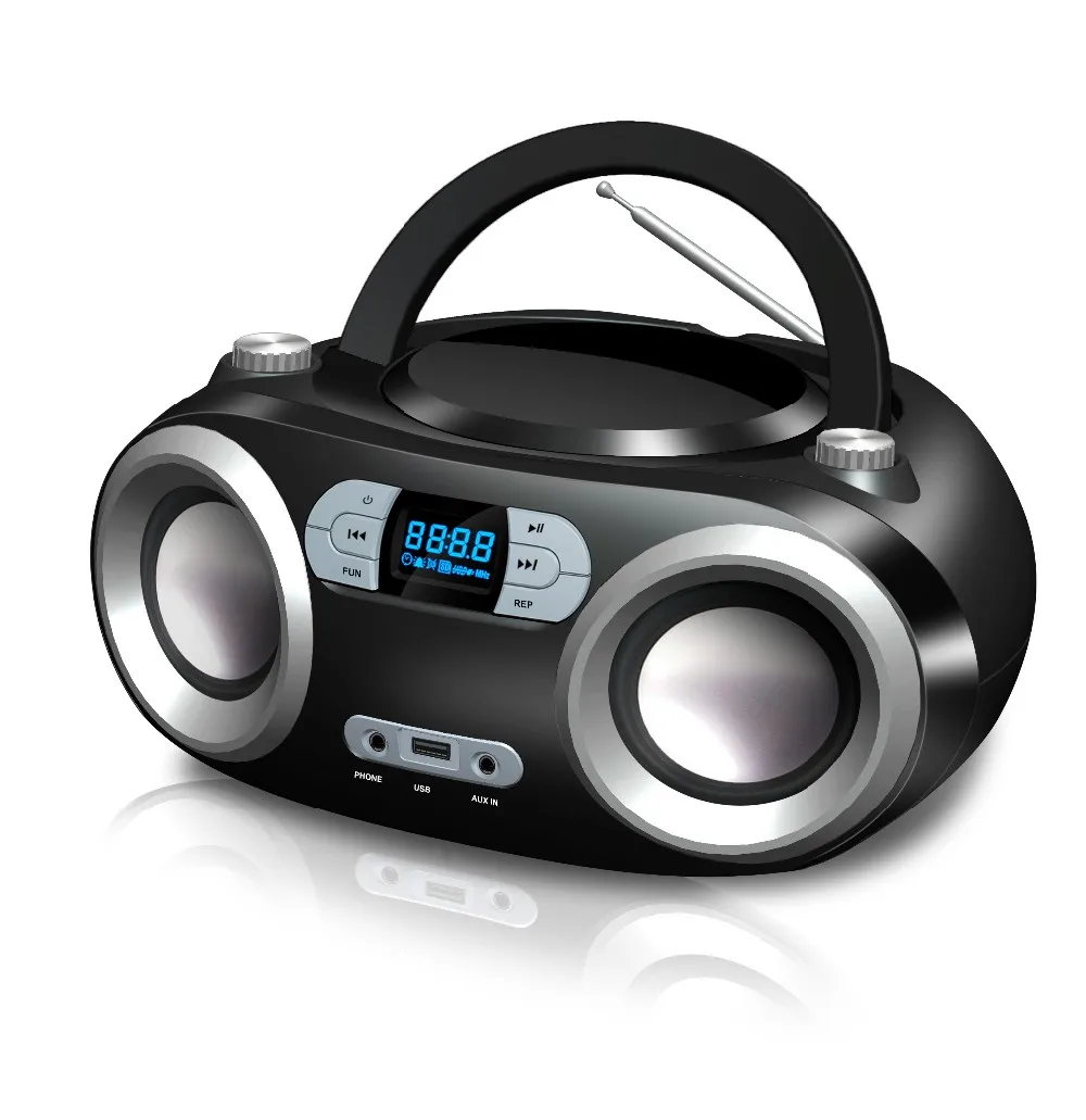 Sanyo CD Бумбокс. Бумбокс магнитола с USB. Portable CD Boombox Bluetooth. Музыкальная колонка Boombox aux.