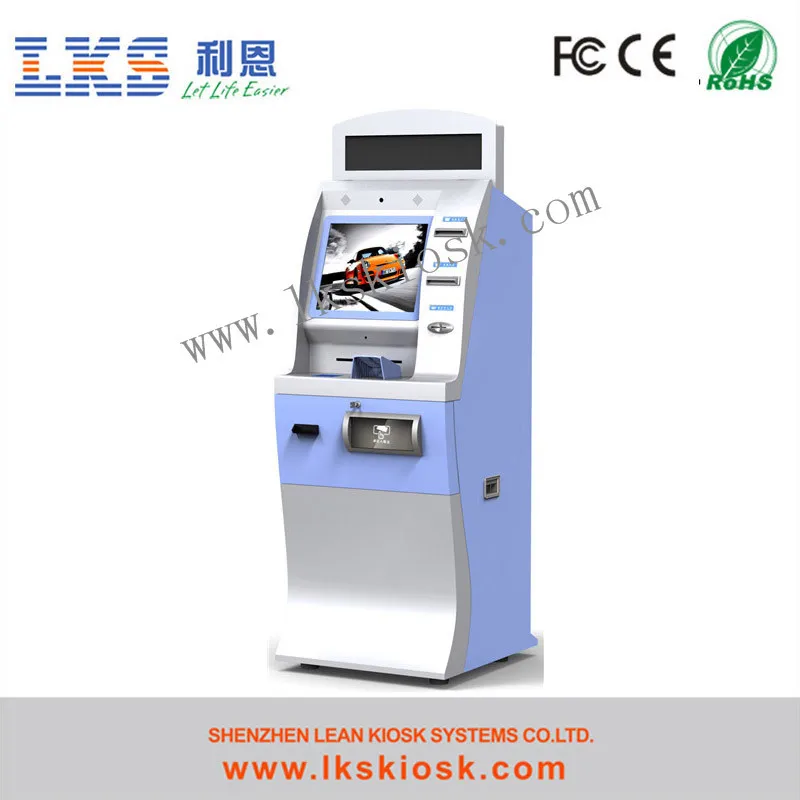 Lcd Payment Kiosk Currency Exchange Machine Self Service Payment Kiosk