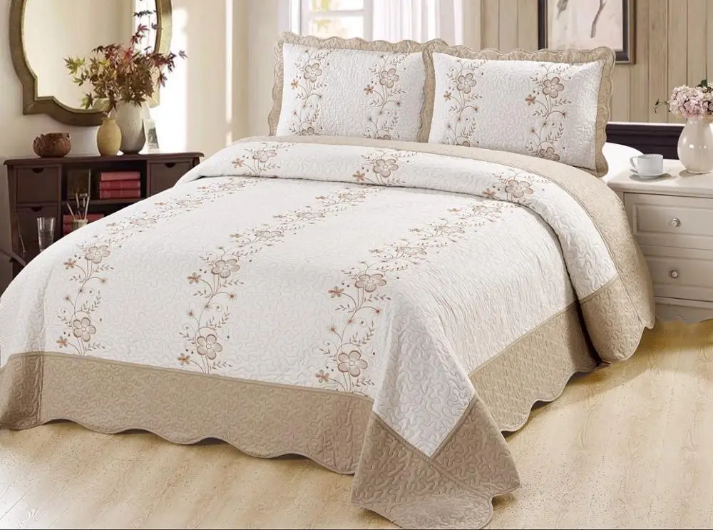 Wholesale 200gsm 50 Polyester 50 Cotton Colourful Embroidery