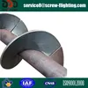 soil drilling auger with single spiral