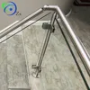 Easy DIY mount fix glass railing system internal external balcony balustrades stainless steel post stair handrails