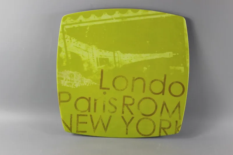 10.25"Melamine Square Plate Melamine picnic plate