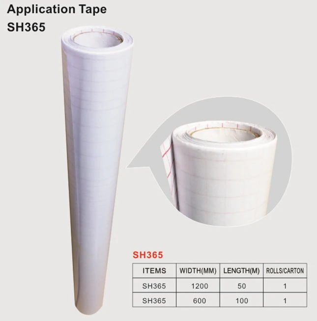 Somitape Sh Positioning Grid Clear Application Transfer Tape For