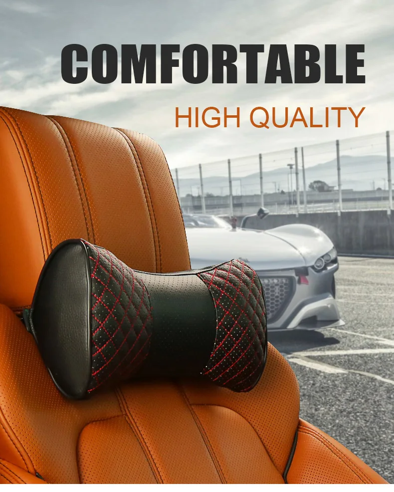 Hot Sale Car Pillow Headrest Neck Rest Travel Car Head Pillow Bone