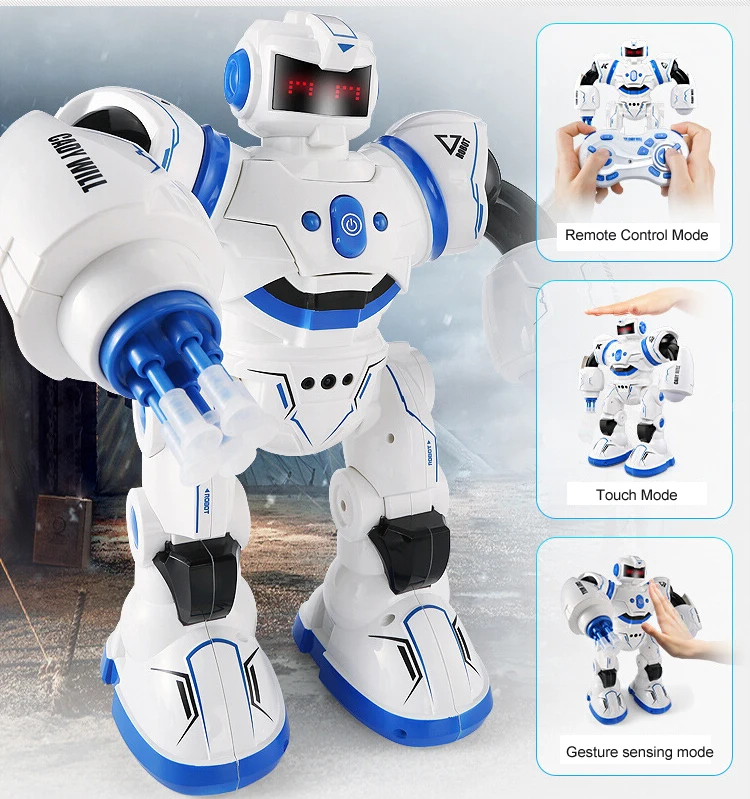 Gesture Touch Sensor Battle King Remote Control Fighting Robot With Arm