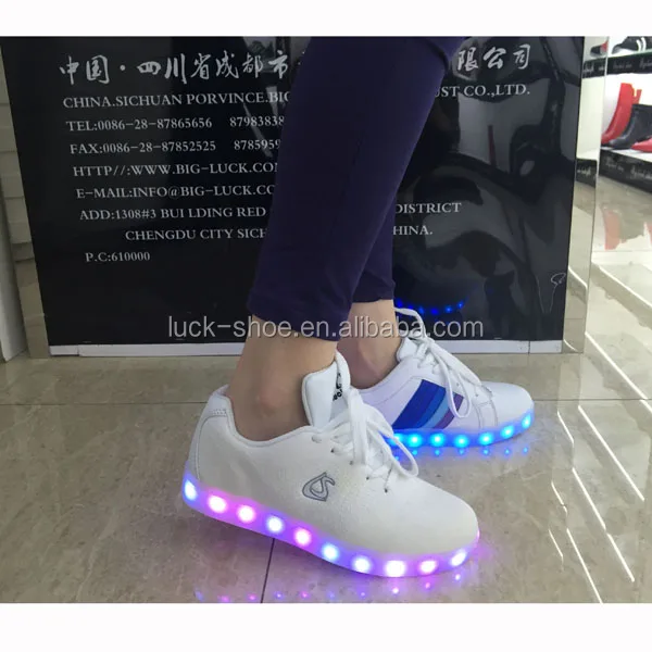 Recharing LED Shoes, Luminous Light up Shoes, Lovers' Walking Shoes