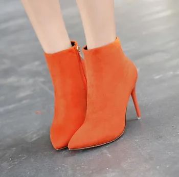 casual high heel boots