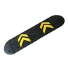 Reflective rubber road speed safety hump traffic warning signs